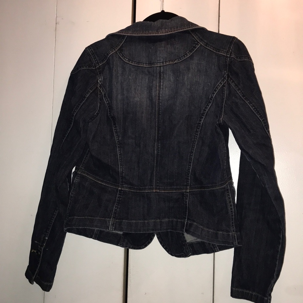 Cropped denim jacket - Picture 4 of 6